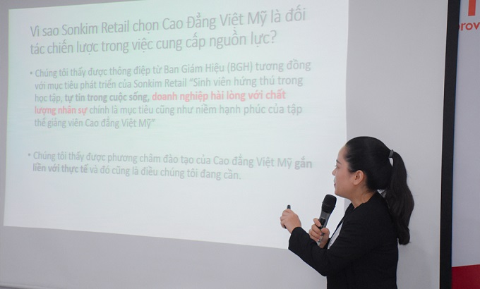 Tập đoàn SonKim Retail tuyển dụng sinh viên ngay tại lễ khai giảng Trường Cao đẳng Việt Mỹ - Ảnh 6