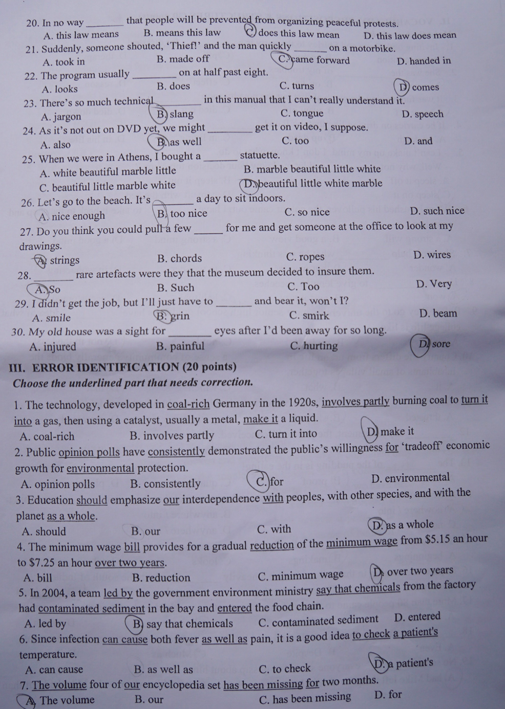 Tổng hợp đề thi môn chuyên lớp 10 trường TH Thực hành ĐH. Sư Phạm - Ảnh 7