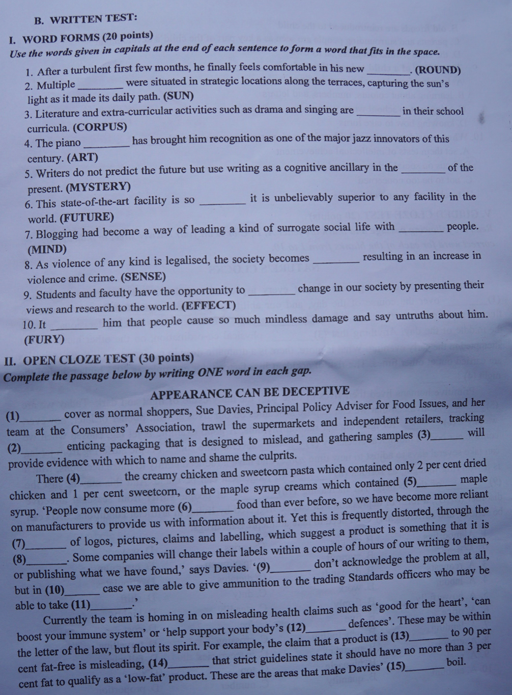 Tổng hợp đề thi môn chuyên lớp 10 trường TH Thực hành ĐH. Sư Phạm - Ảnh 11