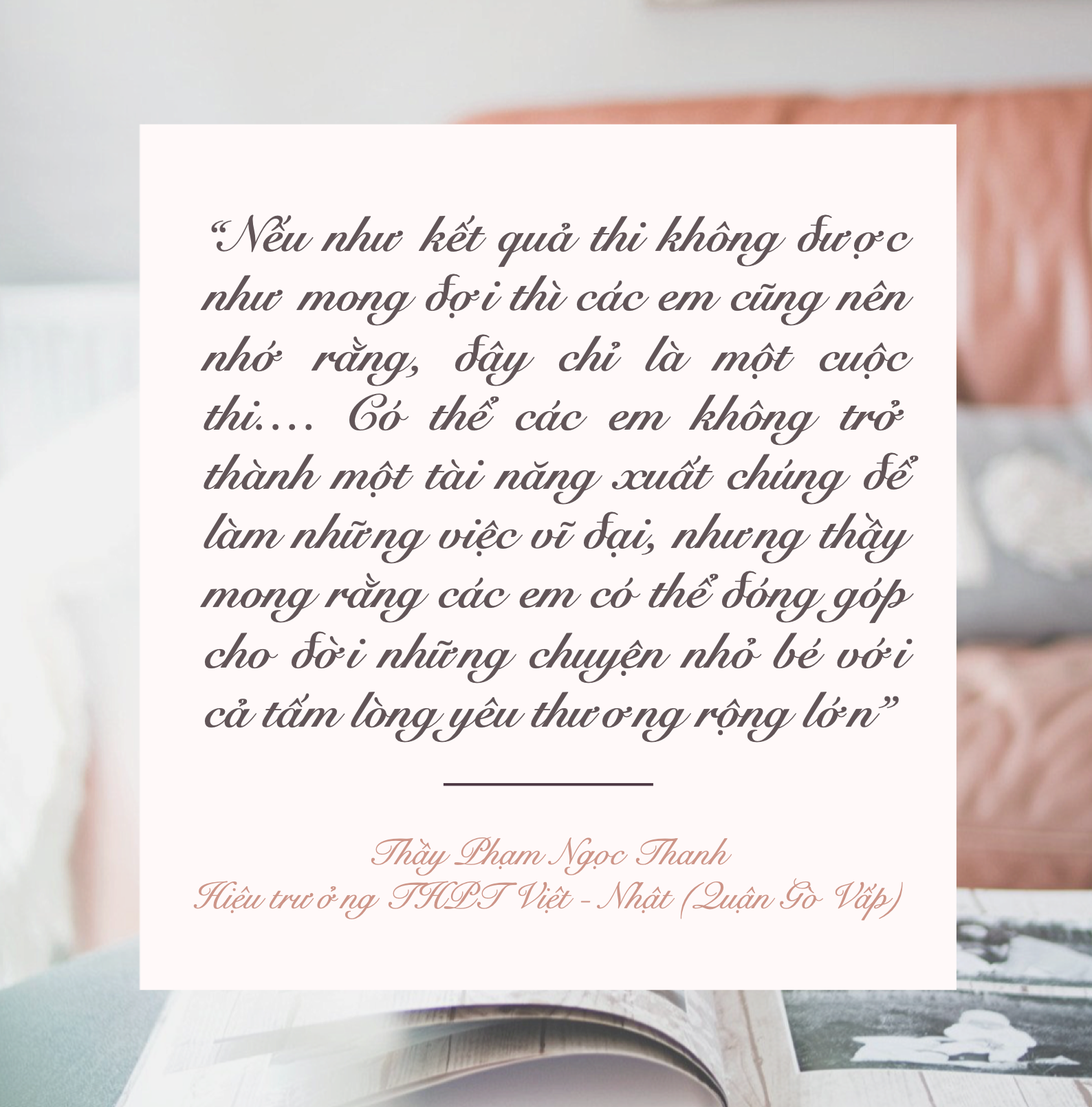 Tuyển sinh lớp 10: Đừng nên tạo áp lực khi nhận kết quả thi! - Ảnh 2