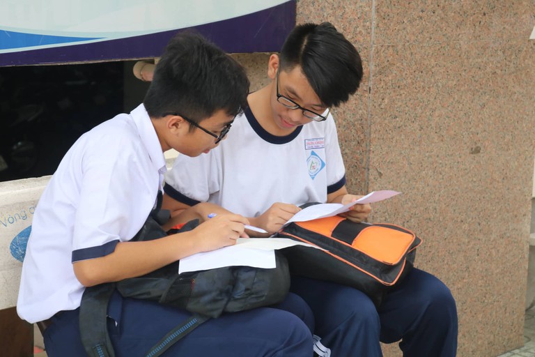 Thi lớp 10 chuyên trường TH Thực Hành ĐHSP: Số lượng thí sinh tăng - Ảnh 1