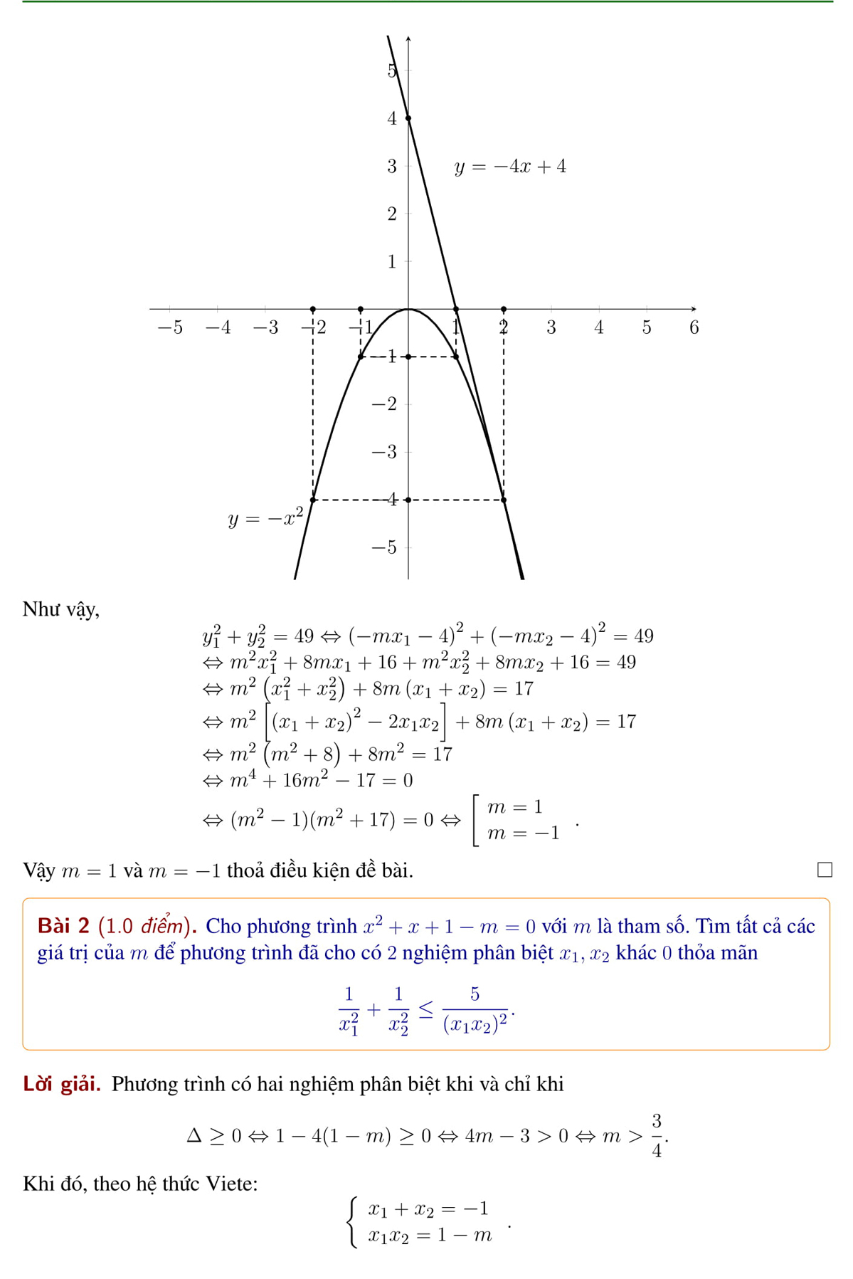 Gợi ý đáp án bài thi môn Toán vào lớp 10 trường THTH ĐH. Sư Phạm - Ảnh 3