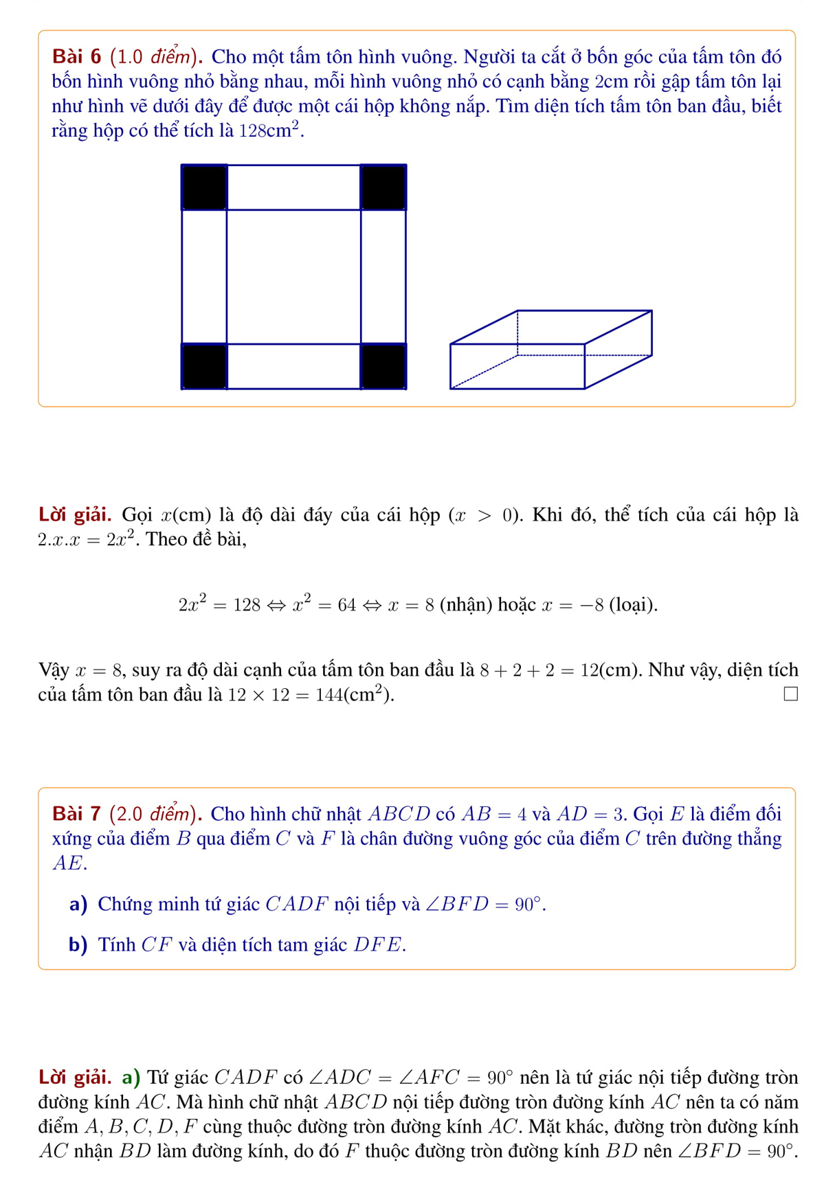 Gợi ý đáp án bài thi môn Toán vào lớp 10 trường THTH ĐH. Sư Phạm - Ảnh 6