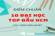Điểm chuẩn 10 trường đại học TOP đầu TPHCM các năm gần nhất