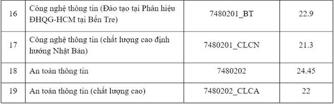 Điểm chuẩn 10 trường đại học TOP đầu TPHCM các năm gần nhất - Ảnh 13