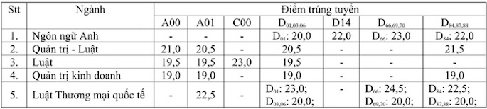 Điểm chuẩn 10 trường đại học TOP đầu TPHCM các năm gần nhất - Ảnh 33