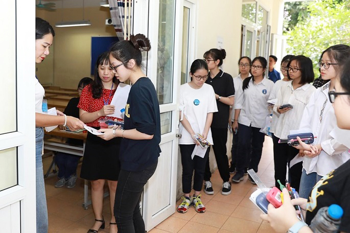 Thí sinh dự thi tốt nghiệp THPT