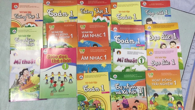 sách giáo khoa lớp 1