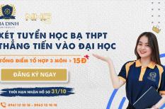 GDU tiếp tục "rộng mở biên độ" trúng tuyển cho thí sinh trong đợt xét bổ sung đến ngày 31/10