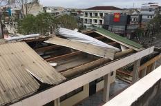 Ngành giáo dục Đà Nẵng, Quảng Ngãi thiệt hại nặng sau bão số 9