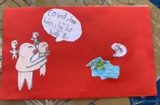 Bức thư tay của học sinh Hà Nội gửi đến trẻ em vùng lũ