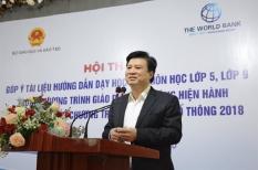 Nội dung dạy học lớp 5 và lớp 9 sẽ được điều chỉnh