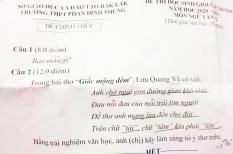 Đề thi học sinh giỏi Ngữ Văn chỉ vỏn vẹn 3 từ "Bạn màu gì?"