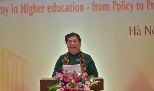 Phó chủ tịch Quốc hội nêu 4 vấn đề tự chủ đại học cần tháo gỡ