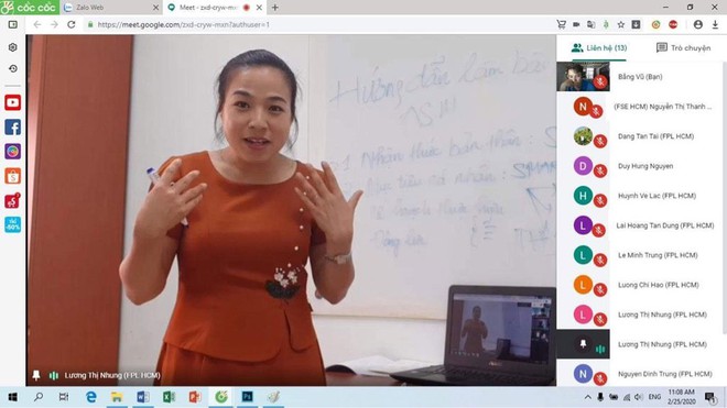 học trực tuyến