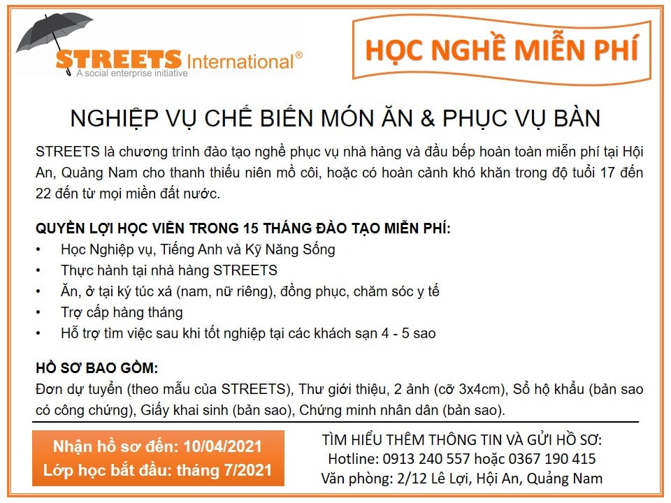 Cơ hội học nghiệp vụ chế biến món ăn và phục vụ nhà hàng miễn phí - Ảnh 3