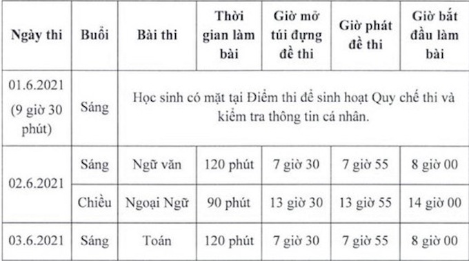 Tuyển sinh lớp 10 ở TP.HCM: Học sinh sẽ thi ngày 02 - 03.6 - Ảnh 1