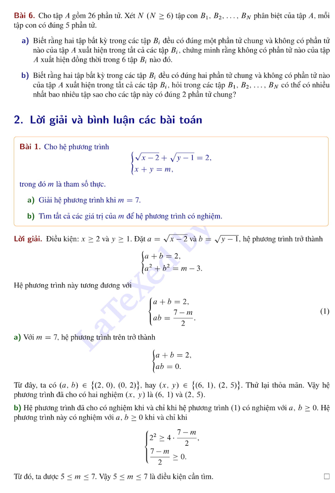 Tuyển sinh lớp 10 Phổ Thông Năng Khiếu: Lời giải chi tiết bài thi Toán chuyên - Ảnh 2