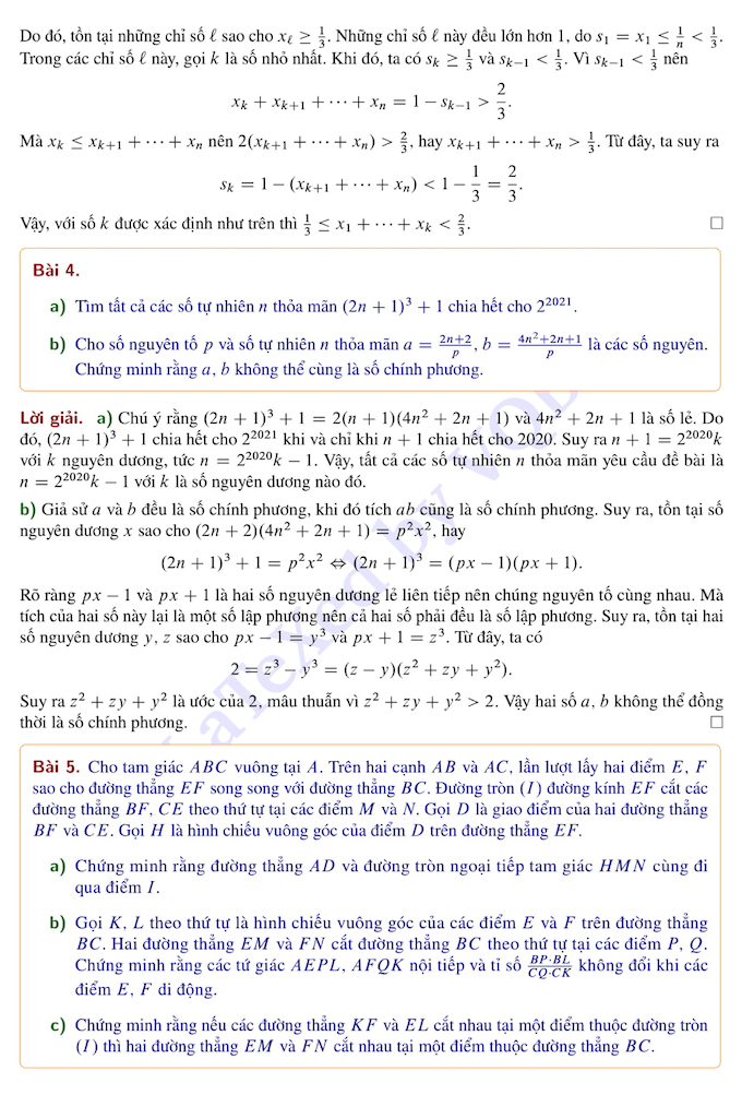 Tuyển sinh lớp 10 Phổ Thông Năng Khiếu: Lời giải chi tiết bài thi Toán chuyên - Ảnh 4