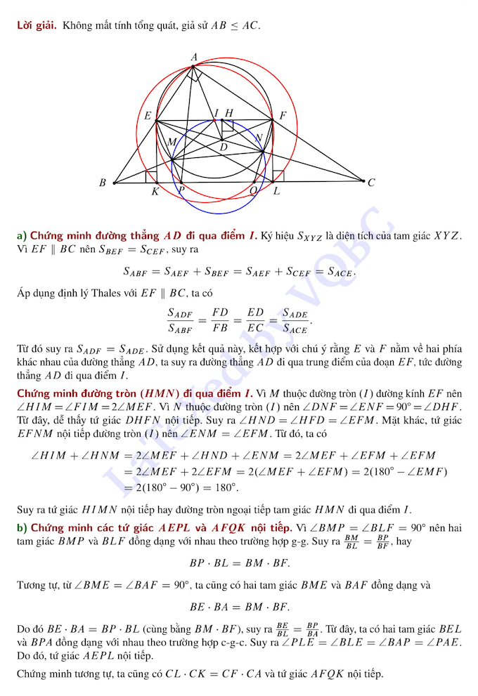 Tuyển sinh lớp 10 Phổ Thông Năng Khiếu: Lời giải chi tiết bài thi Toán chuyên - Ảnh 5