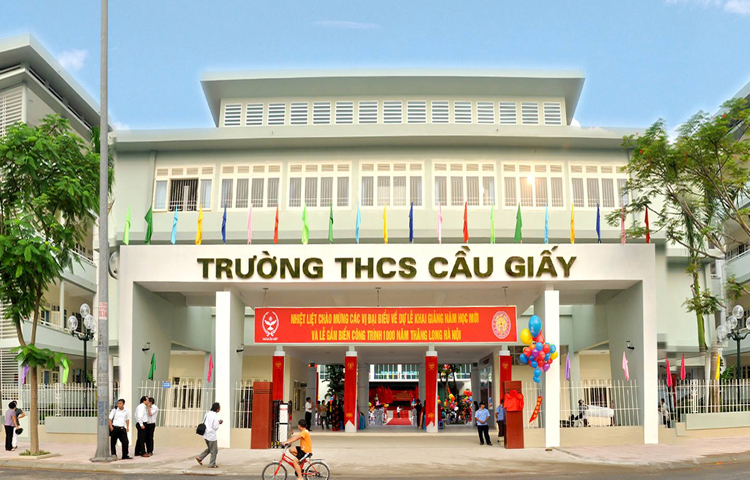 THCS Cầu Giấy tuyển 440 chỉ tiêu cho 11 lớp 6 - Ảnh 1