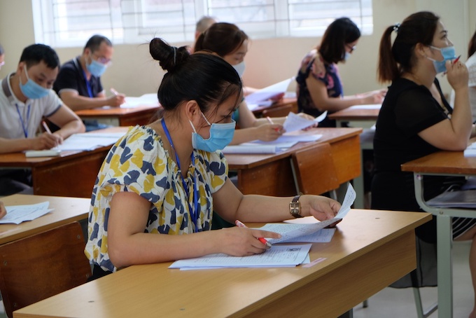 Chấm thi THPT 2021: Đã xuất hiện bài thi Văn 9,5 điểm ở TP.HCM