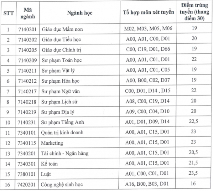 Điểm chuẩn các trường thành viên Đại học Quốc gia TP.HCM năm 2021 - Ảnh 4