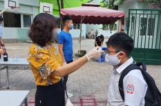 Ba Vì chuẩn bị đầy đủ điều kiện đón học sinh lớp 9 trở lại trường an toàn