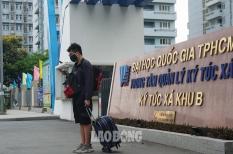 Ký túc xá ĐH Quốc gia TP.HCM đón sinh viên trở lại từ ngày 15.2.2022