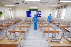 Bình Định: Phát hiện học sinh mắc Covid-19, nhiều trường chuyển sang học trực tuyến