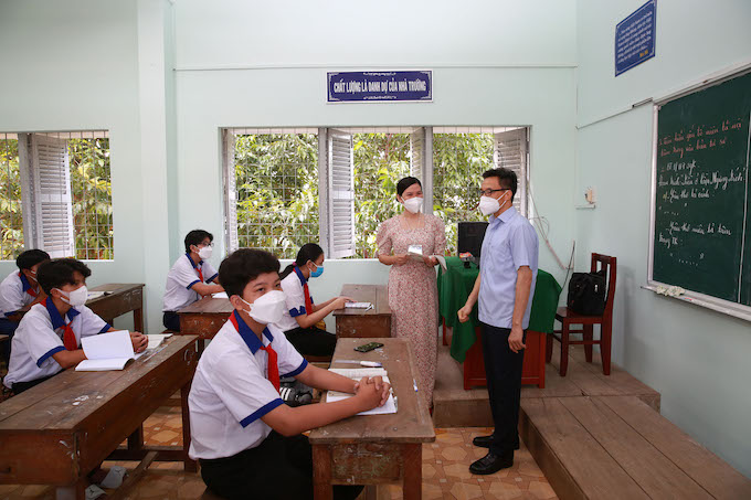 Tiền Giang cho học sinh học trực tiếp từ 3/1