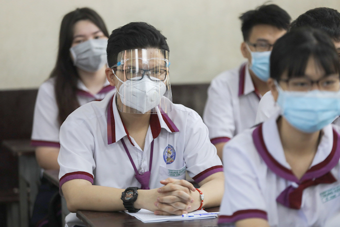 TP.HCM: Số học sinh khối 12 đi học lại đạt 96,02%