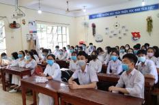 Bình Phước: Có 31 trường học mở cửa đón học sinh học trực tiếp