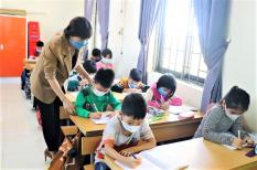 Học sinh lớp 1, 2 huyện Mê Linh dừng kiểm tra trực tiếp