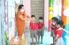 Đà Nẵng: Học sinh mầm non trở lại trường trên tinh thần tự nguyện