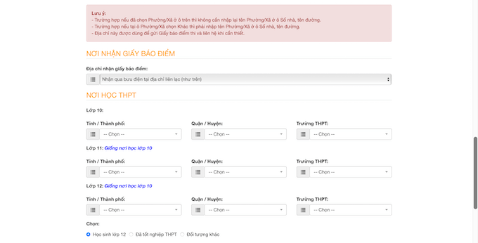 Cách điền hồ sơ dự thi Đánh giá năng lực 2022 của ĐH Quốc Gia TP.HCM - Ảnh 5