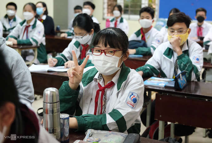 Hơn 17 triệu học sinh cả nước trở lại học trực tiếp kể sau Tết Nguyên Đán