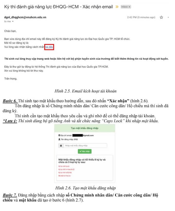 Cách điền hồ sơ dự thi Đánh giá năng lực 2022 của ĐH Quốc Gia TP.HCM - Ảnh 8