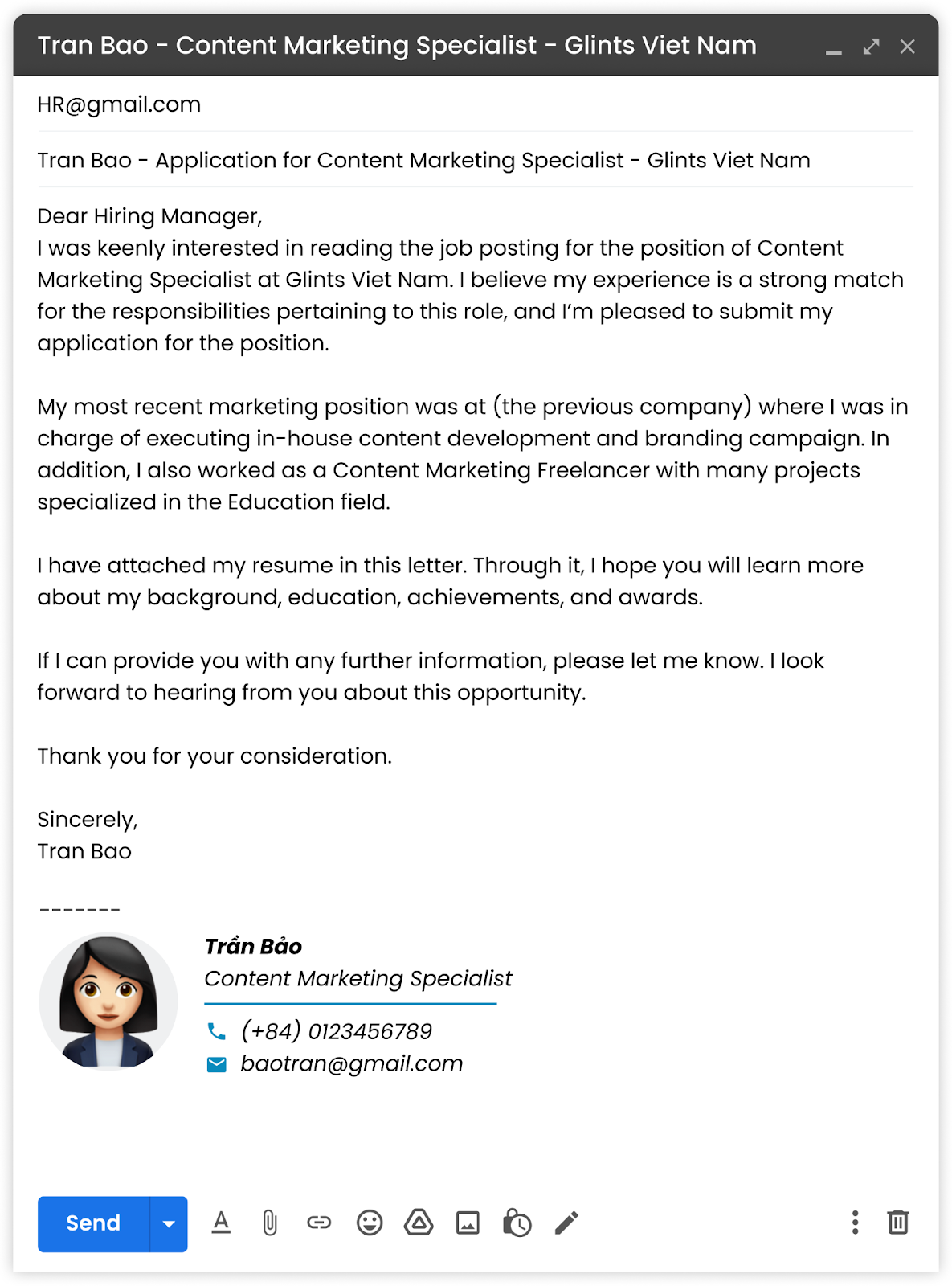 Viết mail xin việc như thế nào để hoàn toàn chinh phục nhà tuyển dụng? - Ảnh 9