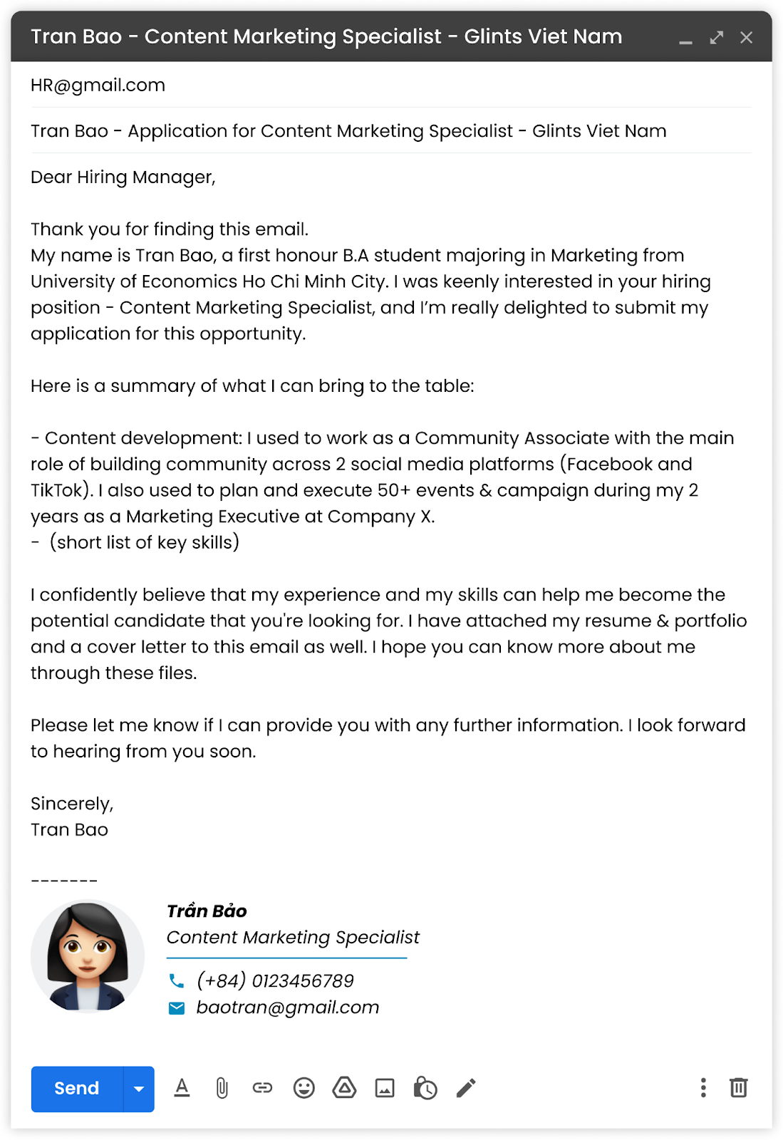 Viết mail xin việc như thế nào để hoàn toàn chinh phục nhà tuyển dụng? - Ảnh 11