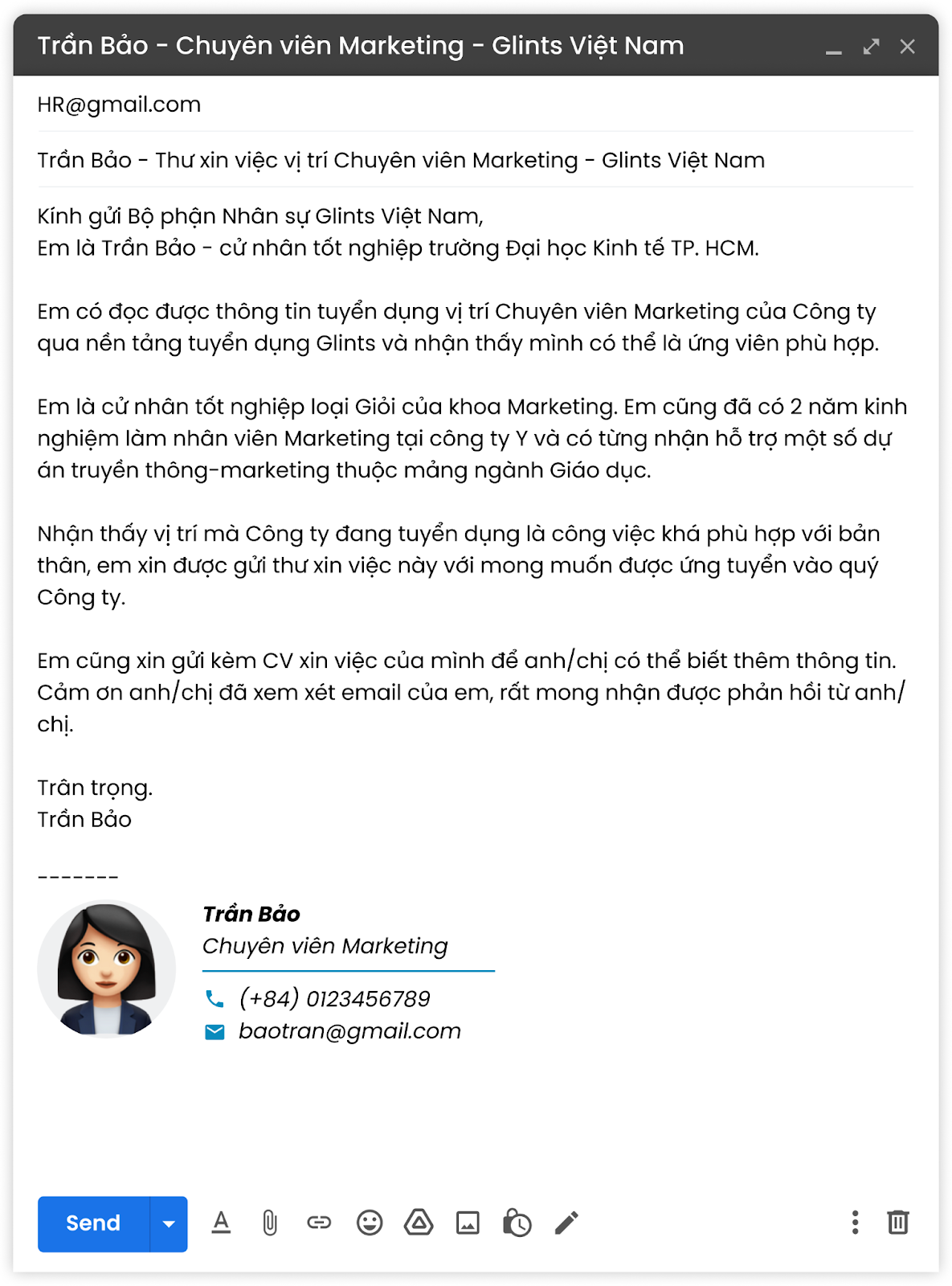 Viết mail xin việc như thế nào để hoàn toàn chinh phục nhà tuyển dụng? - Ảnh 7