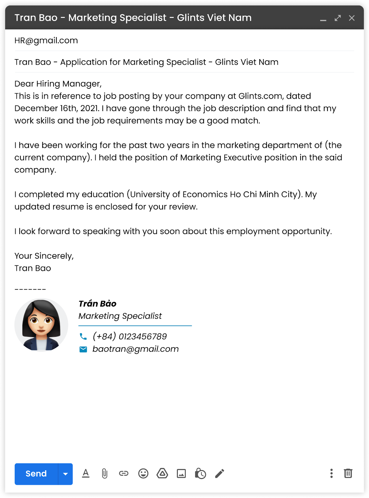 Viết mail xin việc như thế nào để hoàn toàn chinh phục nhà tuyển dụng? - Ảnh 10