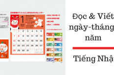 Cách đọc ngày tháng trong Tiếng Nhật chính xác