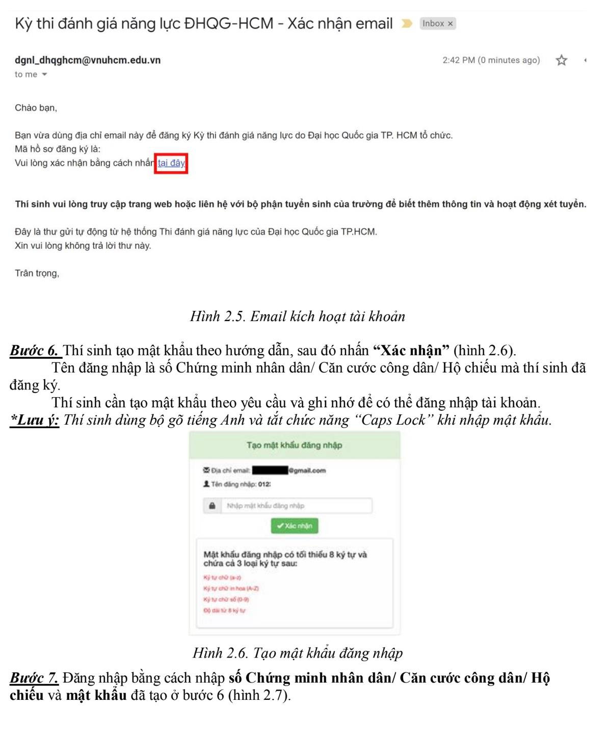 Cách điền hồ sơ đăng ký dự thi, xét tuyển kỳ thi đánh giá năng lực 2022 - Ảnh 3