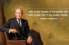 Quản lý thời gian bằng cách sử dụng Ma trận công việc như Tổng thống Mỹ