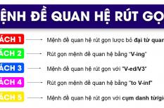 Bài tập tiếng Anh: Mệnh đề quan hệ có đáp án