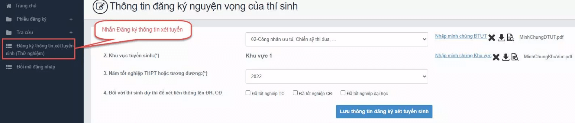 Cách đăng ký nguyện vọng đại học trực tuyến 2022 - Ảnh 7