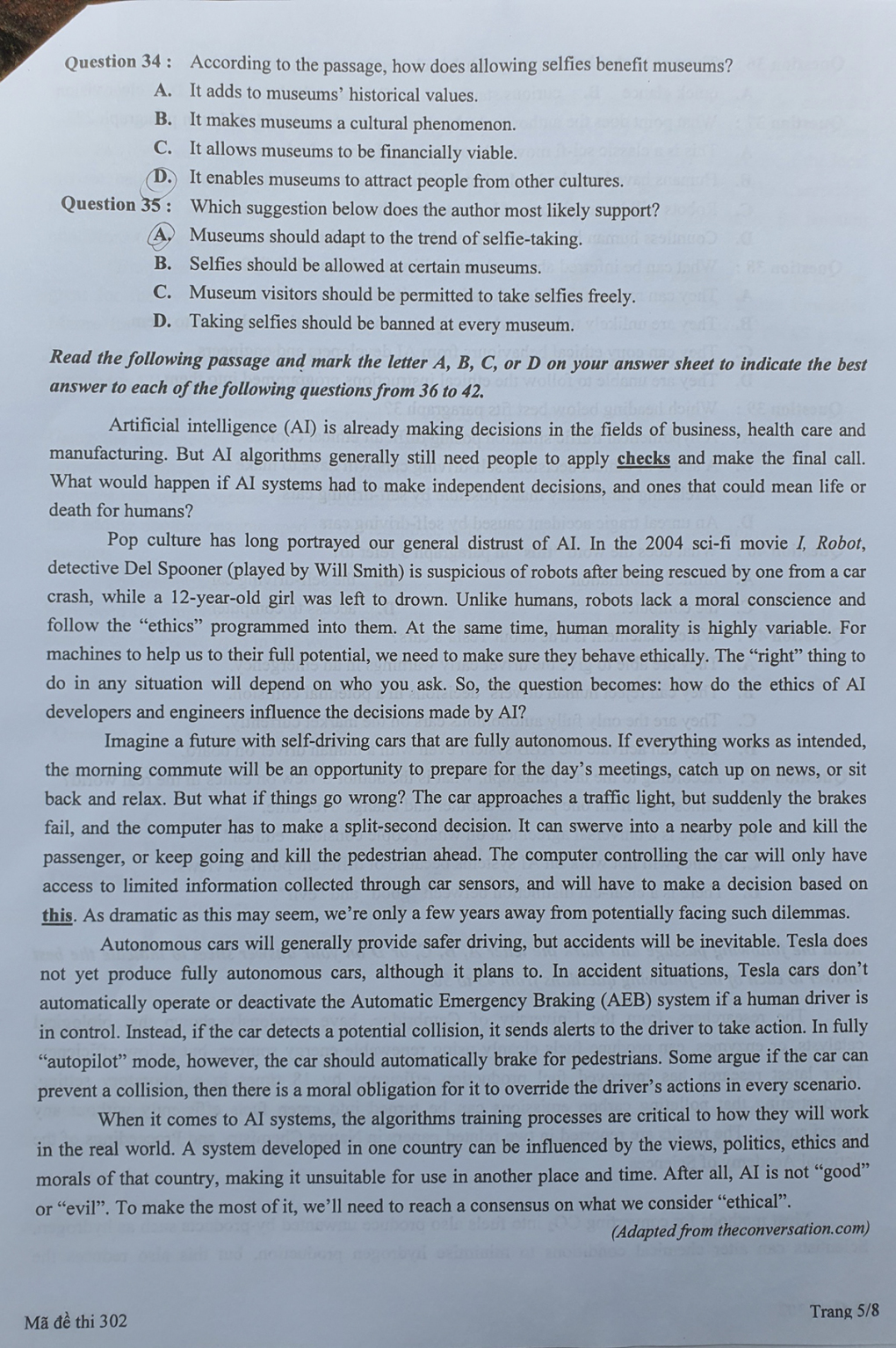 Đề thi đánh giá tư duy của ĐH Bách khoa Hà Nội - Ảnh 15