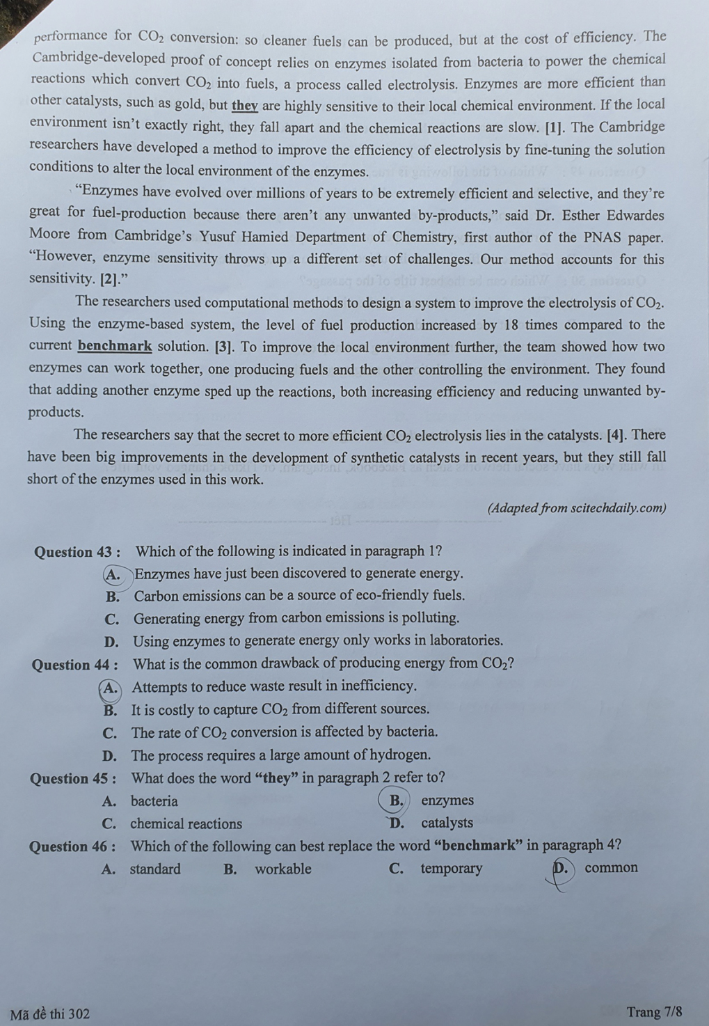 Đề thi đánh giá tư duy của ĐH Bách khoa Hà Nội - Ảnh 17