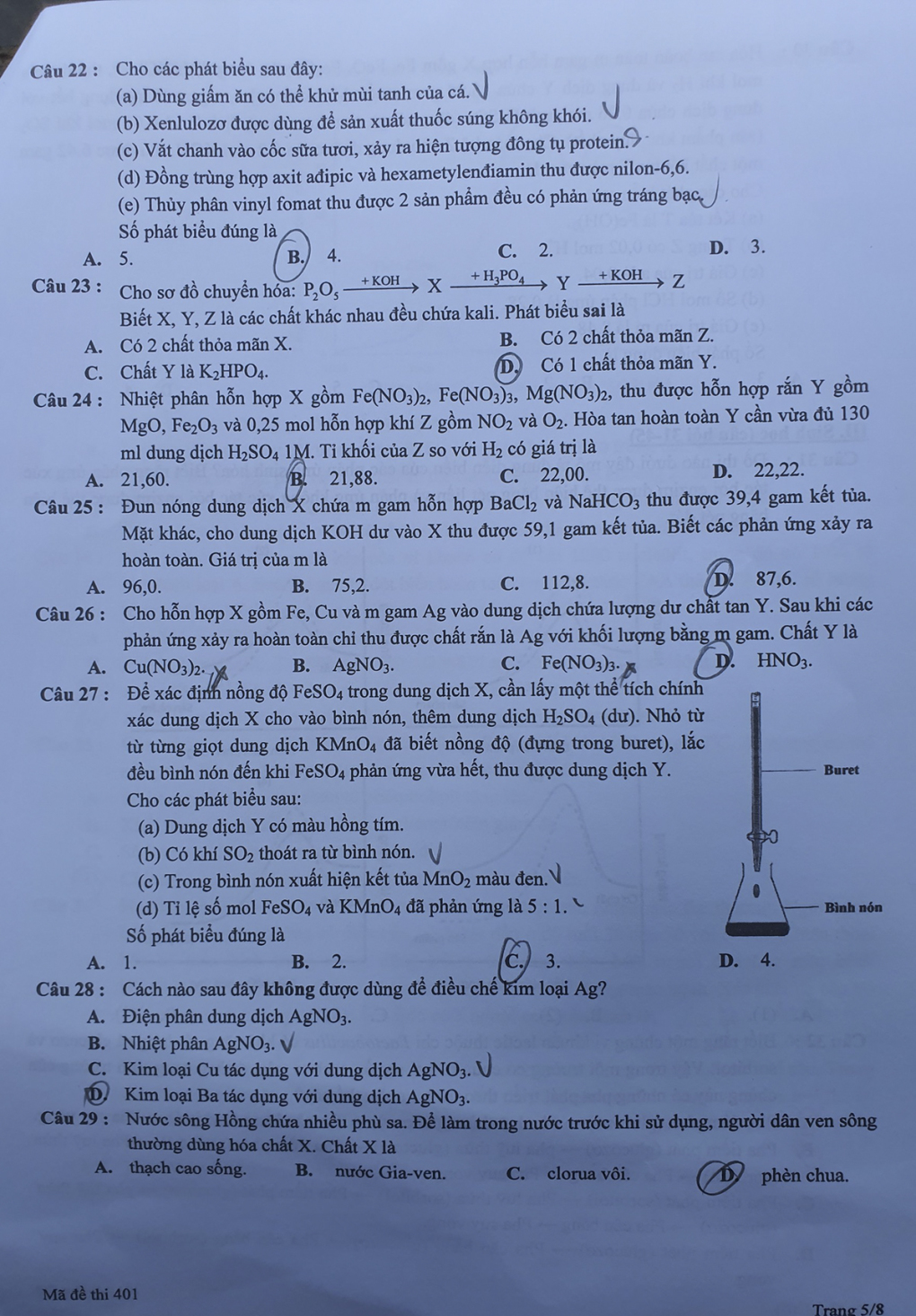 Đề thi đánh giá tư duy của ĐH Bách khoa Hà Nội - Ảnh 23